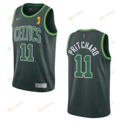 Celtics Payton Pritchard 11 2022 Final Champions Jersey Earned Green
