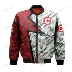 Centenary Gentlemen Bomber Jacket 3D Printed Abstract Pattern Sport