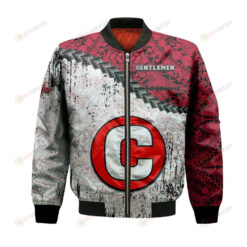 Centenary Gentlemen Bomber Jacket 3D Printed Grunge Polynesian Tattoo