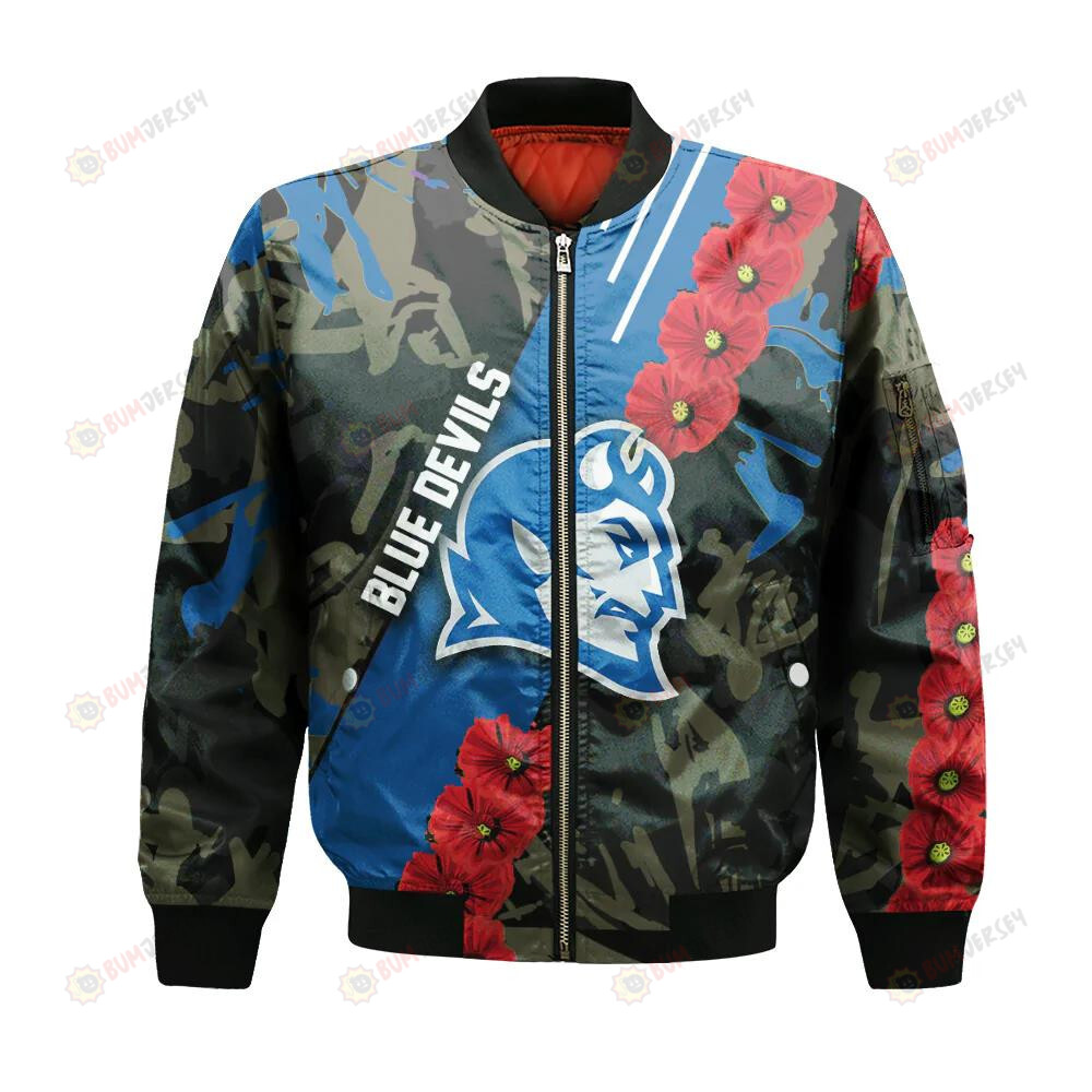 Central Connecticut Blue Devils Bomber Jacket 3D Printed Sport Style Keep Go on