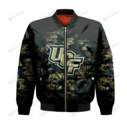 Central Florida Knights Bomber Jacket 3D Printed Camouflage Vintage