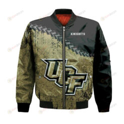 Central Florida Knights Bomber Jacket 3D Printed Grunge Polynesian Tattoo