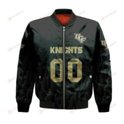 Central Florida Knights Bomber Jacket 3D Printed Team Logo Custom Text And Number