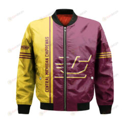 Central Michigan Chippewas Bomber Jacket 3D Printed Half Style
