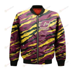 Central Michigan Chippewas Bomber Jacket 3D Printed Sport Style Team Logo Pattern