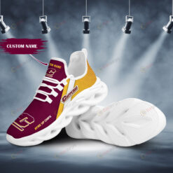 Central Michigan Chippewas Logo Pattern Custom Name 3D Max Soul Sneaker Shoes