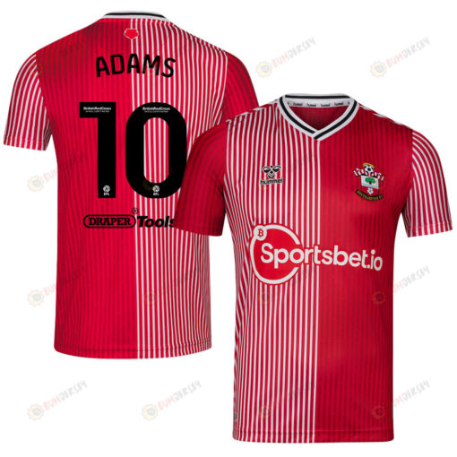 Ch? Adams 10 Southampton FC 2023/24 Home Men Jersey - Red