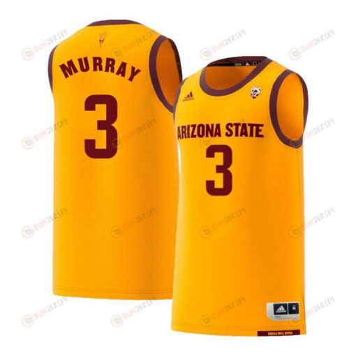 Chance Murray 3 Arizona State Sun Devils Retro Basketball Men Jersey - Yellow