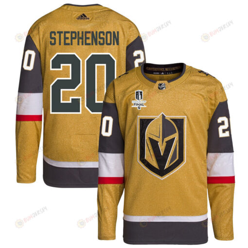 Chandler Stephenson 20 Vegas Golden Knights Stanley Cup 2023 Final Patch Home Breakaway Men Jersey - Gold