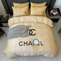 Chanel CC Double Sided Crystal Velvet Bedding Set