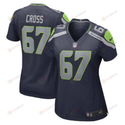 Charles Cross Seattle Seahawks Women's Game Player Jersey - College Navy