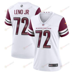 Charles Leno Jr. 72 Washington Commanders Women's Away Game Player Jersey - White