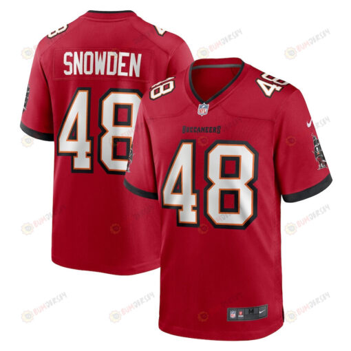 Charles Snowden 48 Tampa Bay Buccaneers Home Game Player Jersey - Red