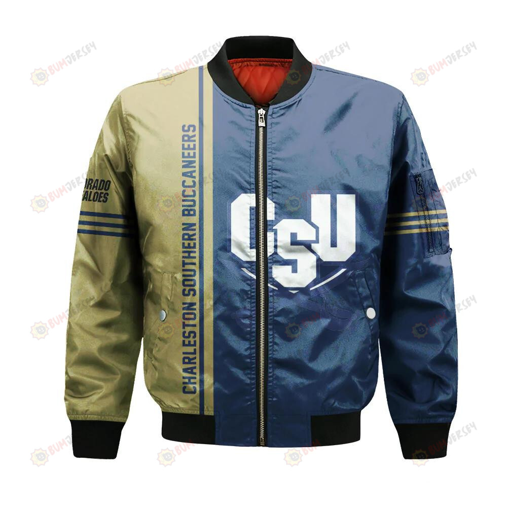 Charleston Southern Buccaneers Bomber Jacket 3D Printed Half Style