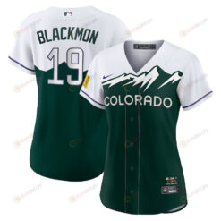 Charlie Blackmon 19 Colorado Rockies Women's City Connect Player Jersey - White/Forest Green