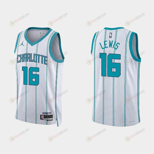 Charlotte Hornets Scottie Lewis 16 2022-23 Association Edition White Men Jersey Swingman