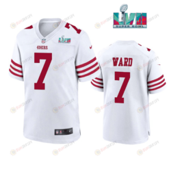 Charvarius Ward 7 San Francisco 49Ers Super Bowl LVII White Men's Jersey