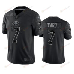 Charvarius Ward 7 San Francisco 49ers Black Reflective Limited Jersey - Men