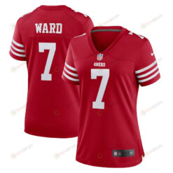 Charvarius Ward San Francisco 49ers Women's Game Player Jersey - Scarlet