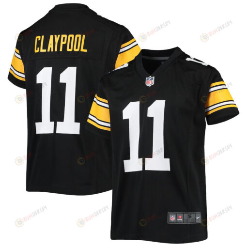 Chase Claypool 11 Pittsburgh Steelers YOUTH Alternate Jersey - Black