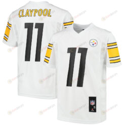 Chase Claypool 11 Pittsburgh Steelers YOUTH Jersey - White