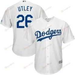 Chase Utley Los Angeles Dodgers Cool Base Player Jersey - White