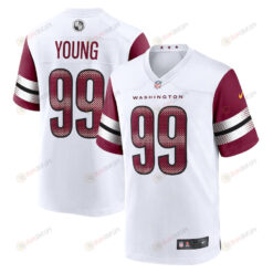 Chase Young 99 Washington Commanders Game Jersey - White