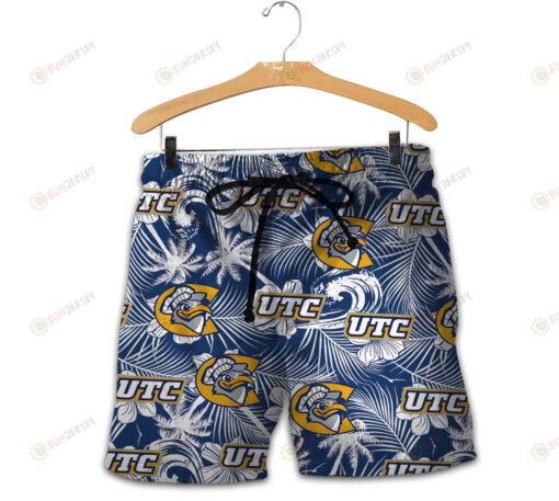 Chattanooga Mocs Men Shorts Tropical Seamless