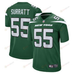 Chazz Surratt New York Jets Game Player Jersey - Gotham Green