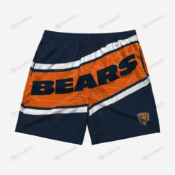 Chicago Bears Big Wordmark Hawaiian Men Shorts Swim Trunks - Print Shorts