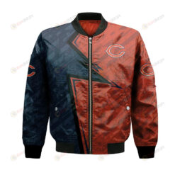 Chicago Bears Bomber Jacket 3D Printed Abstract Pattern Sport