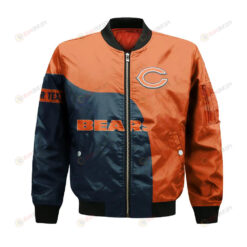 Chicago Bears Bomber Jacket 3D Printed Curve Style Custom Text And Number