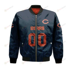Chicago Bears Bomber Jacket 3D Printed Team Logo Custom Text And Number
