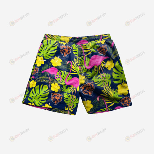 Chicago Bears Highlights Hawaiian Men Shorts Swim Trunks - Print Shorts