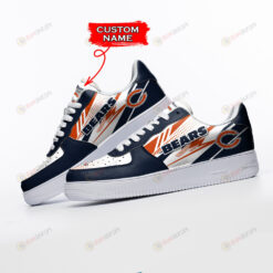 Chicago Bears Logo Pattern Custom Name Air Force 1 Printed