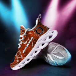 Chicago Bears Logo Tie Dye Pattern Custom Name 3D Max Soul Sneaker Shoes