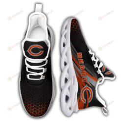 Chicago Bears LogoTriangle Pattern Custom Name 3D Max Soul Sneaker Shoes