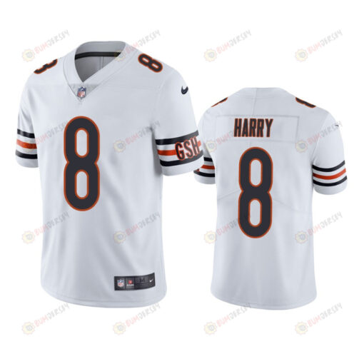 Chicago Bears N'Keal Harry 8 White Vapor Limited Jersey