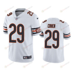 Chicago Bears Tarik Cohen 29 White Vapor Limited Jersey