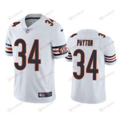 Chicago Bears Walter Payton 34 White Vapor Limited Jersey