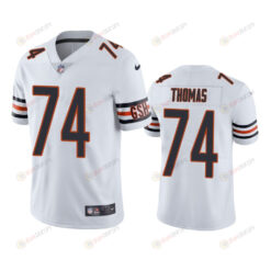 Chicago Bears Zachary Thomas 74 White Vapor Limited Jersey