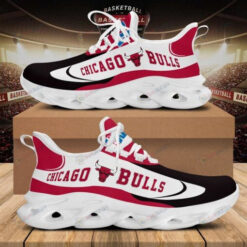 Chicago Bulls 3D Max Soul Sneaker Shoes In Black Red White