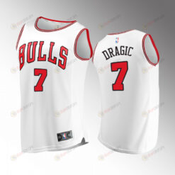 Chicago Bulls 7 Goran Dragic Jersey 2022-23 White