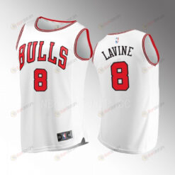 Chicago Bulls 8 Zach LaVine Association Jersey 2022-23 White