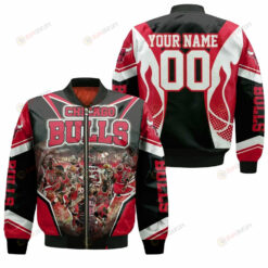Chicago Bulls Michael Jordan Legendary 3D Customized Pattern Bomber Jacket