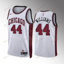 Chicago Bulls Patrick Williams 44 2022-23 City Edition White Jersey Swingman