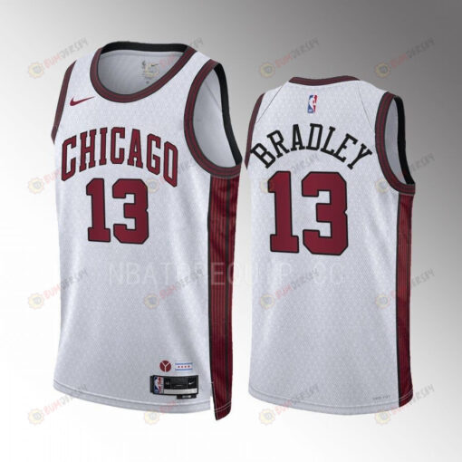 Chicago Bulls Tony Bradley 13 2022-23 City Edition White Jersey Swingman