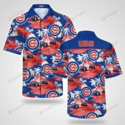 Chicago Cubs Blue Sky Short Sleeve Hawaiian Shirt