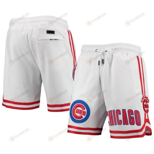 Chicago Cubs Team Logo Shorts - White