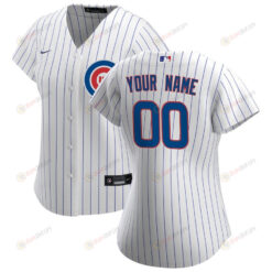 Chicago Cubs Women's Home Custom Jersey - White